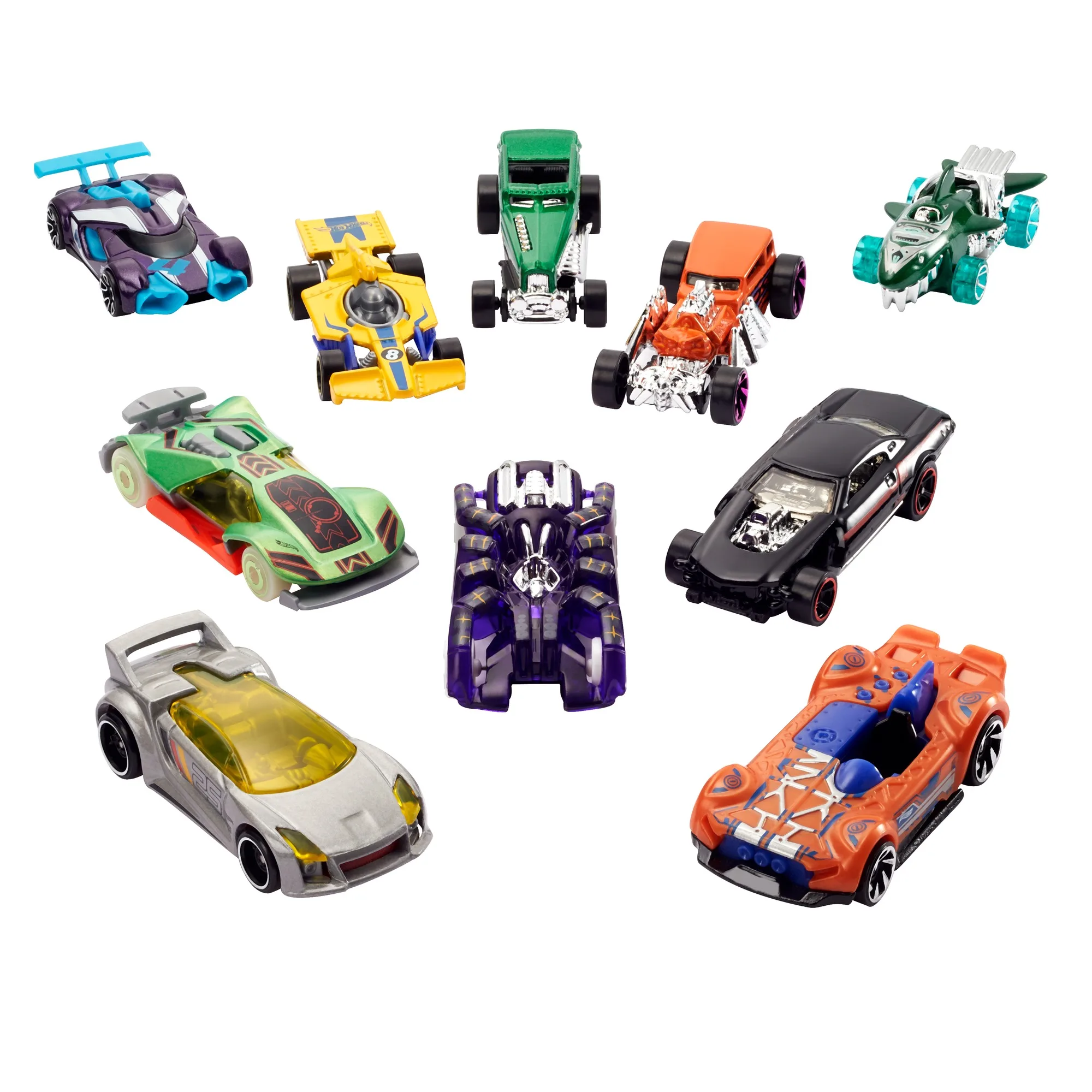 Набор машинок Hot Wheels коллекционные 10шт в мотивационном наборе GWN97 - купить по