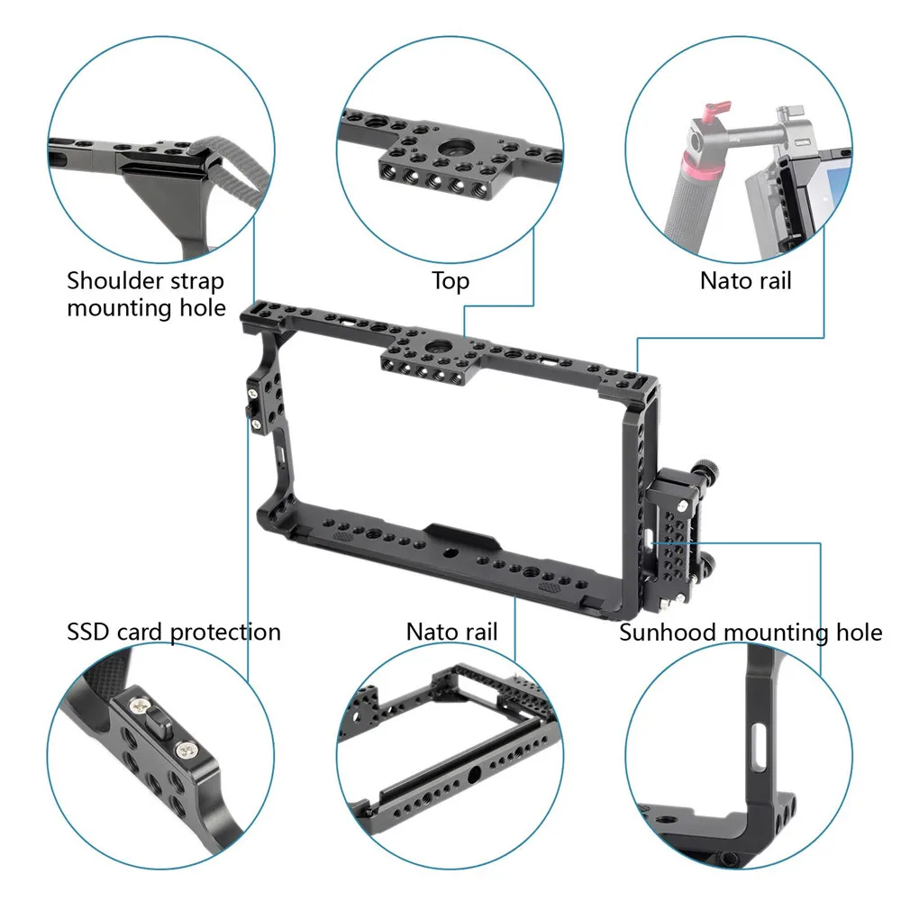 SmallRig dslr камера клетка для монитора атомоса Shogun и Ninja Assassin 7 &quot записывающий