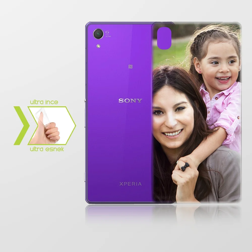 

Personalized Sony Xperia Z2 Thin Transparent Silicone Phone Cover