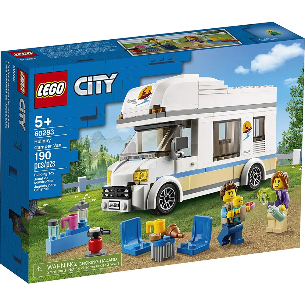 Конструктор LEGO City для отпуска кемперский фургон 60283 крутая игрушка детей 190 шт.