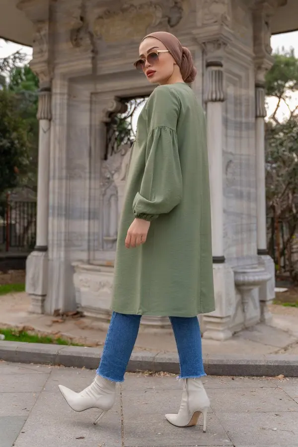 

Women's Tunic Pullover Muslim Clothing Fashion Islamic Clothing Women's Abaya Hijab Dresses Dubai Robe Turkey Kaftan