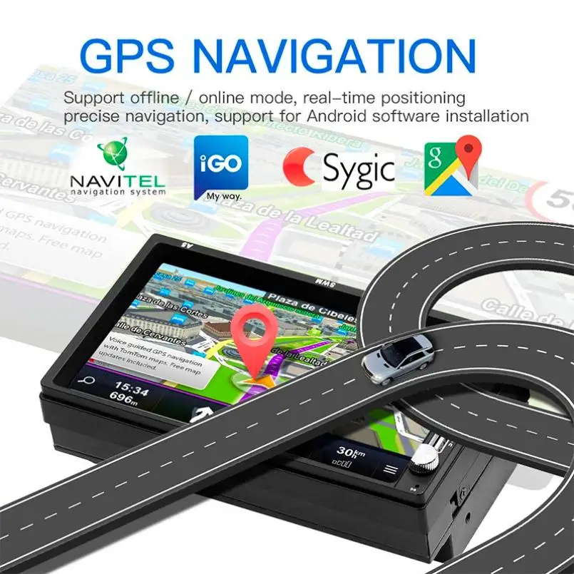 А5 Автомагнитола 2 din Android Авторадио 7 &quotHD экран Мультимедиа MP5 плеер 2DIN gps wifi Bluetooth