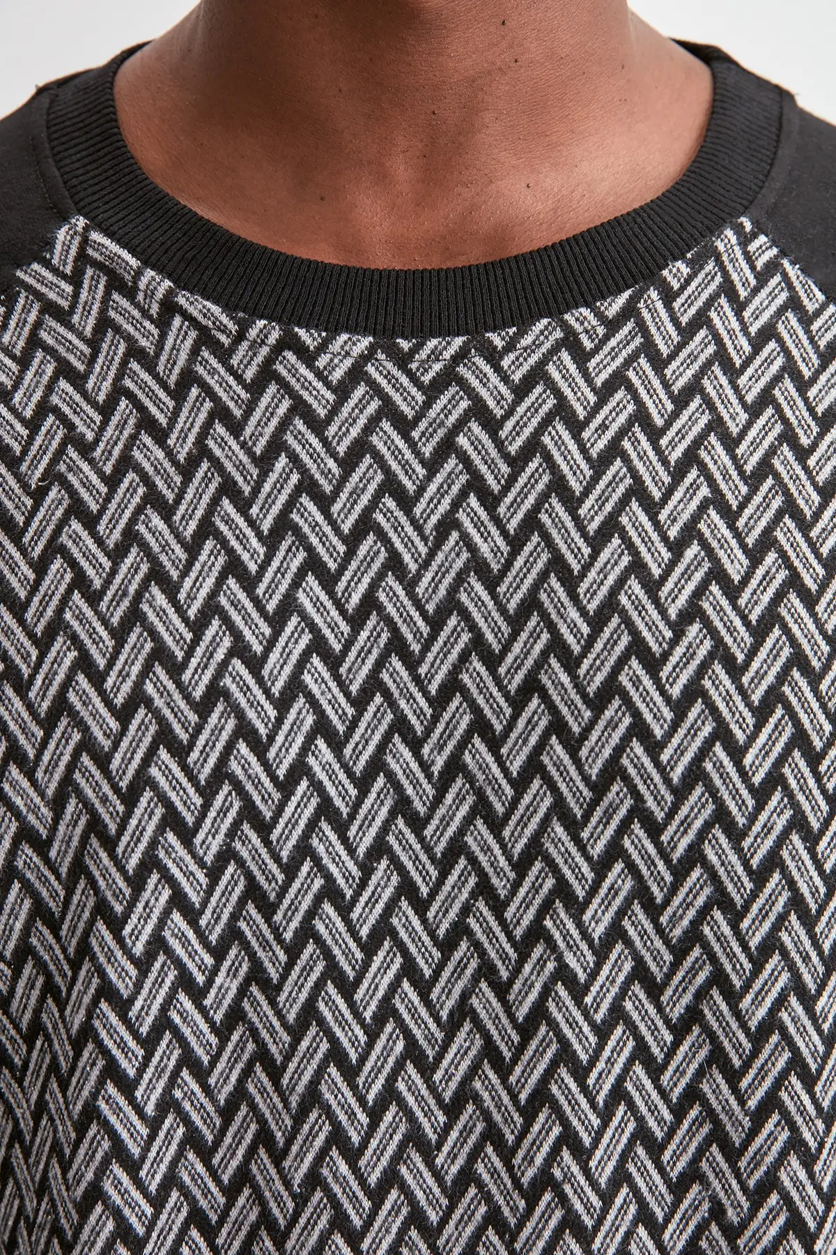 Trendyol мужской свитер с длинным рукавом и воротником для велоспорта TMNAW20KZ1136| |