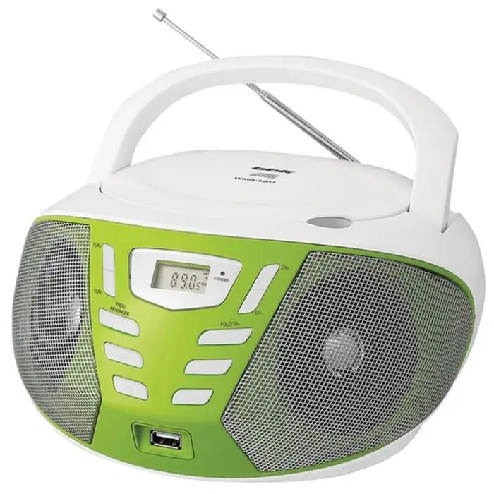 Аудиомагнитола BBK bx193u 2 W CD cdrw MP3 FM USB white/green |