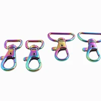 14mm24mm swivel claw clips metal swivel clasps lanyard clips snap hook for strap lobster claw clasp keychain clasp diy handbag