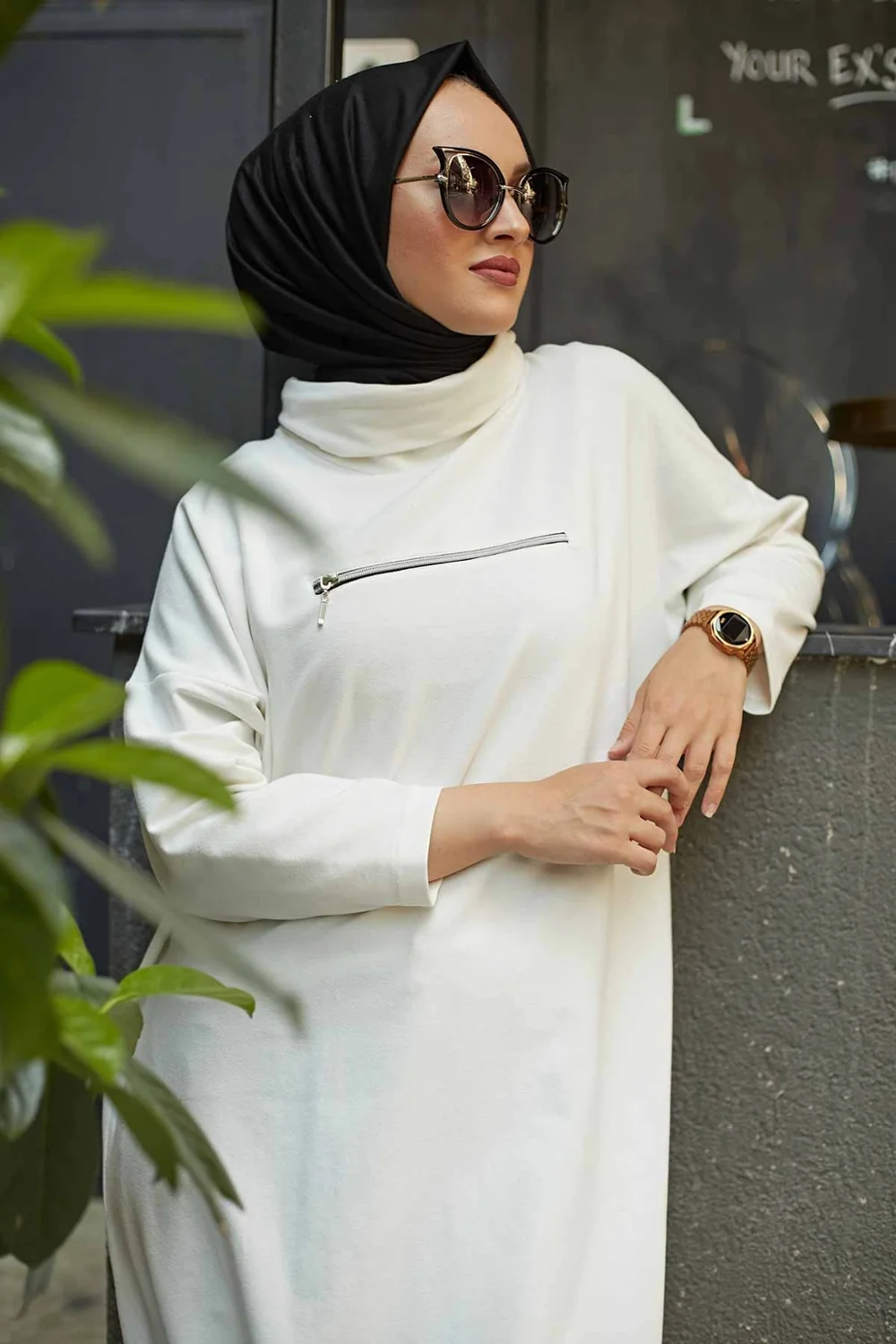

Women Long Dress Islamic Tunic Abaya Europe Muslim Casual Daily Style Arabic Turkish Hijab Clothing 2021 New