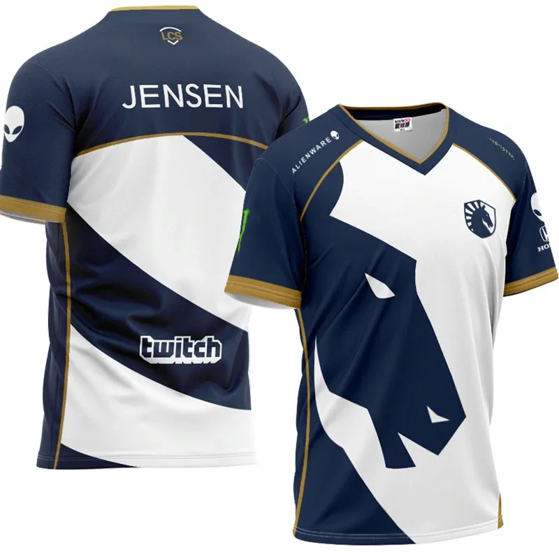 

CSGO E-Sports LCS Team Liquid Uniform Jerseys Customized Name T Shirt For Men Women Tshirts Custom ID Fans Tees Shirt DOTA