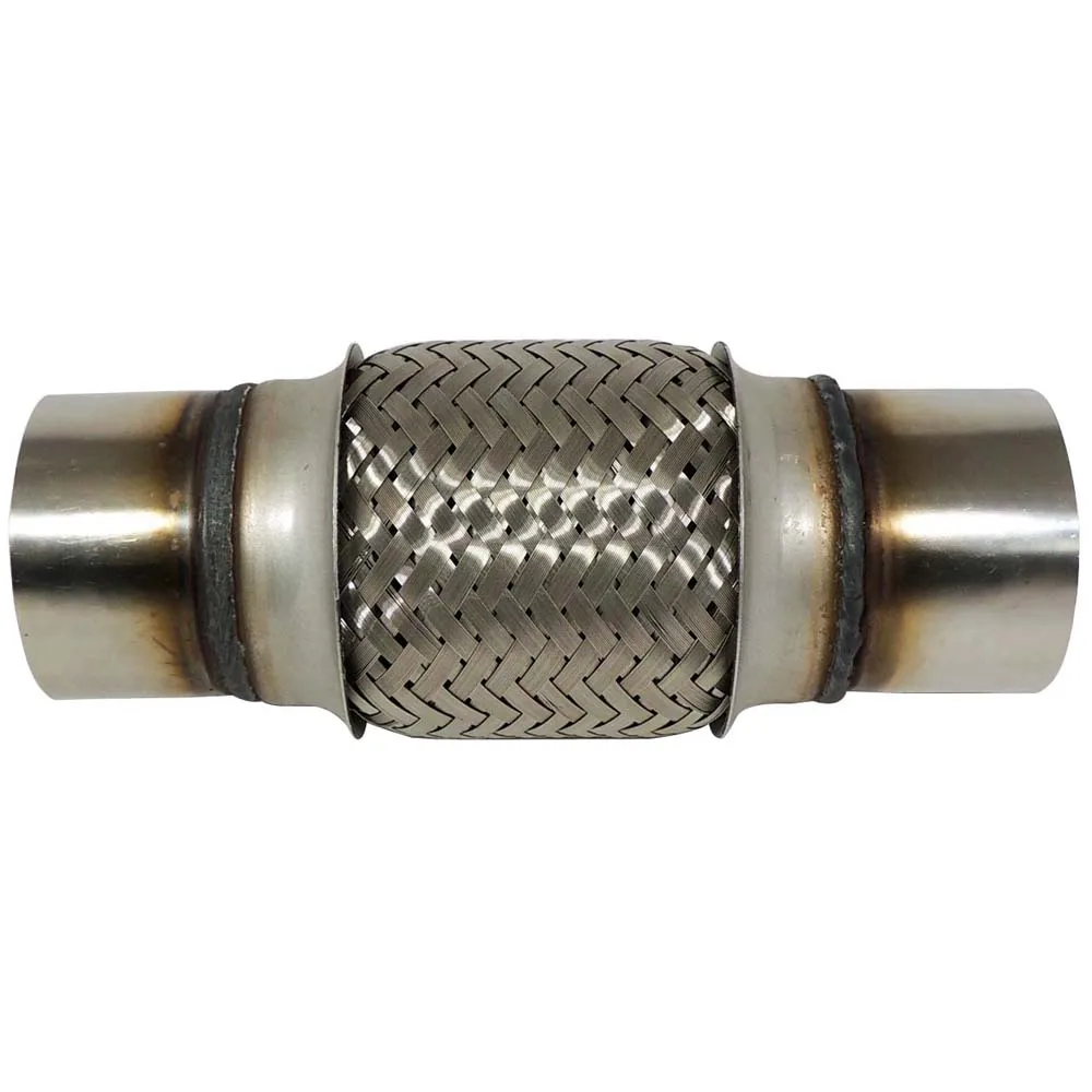 2 5 &quot3&quot дюйма 200 мм длина вытяжной оплетки из нержавеющей стали гибкая выхлопная