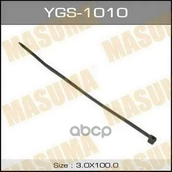 Хомут Пластиковый Черный 3х100 (Упаковка 100 Шт Цена За 1 Шт) Masuma арт. YGS-1010 | Автомобили