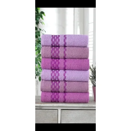 

6'l Cotton Towel Set-Assortment Lilac 427441927