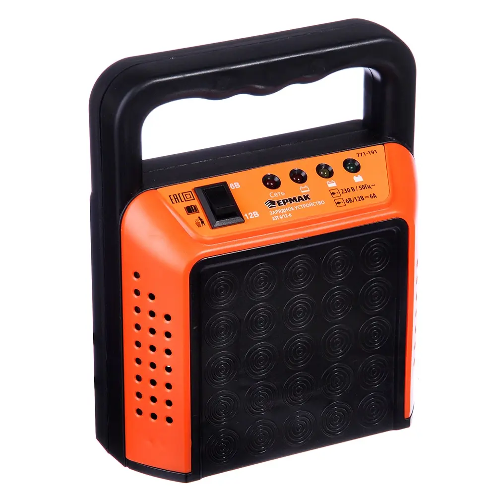 Зарядное устройство для аккумуляторов Трансформатное Автомат 6А 6В/12В Авто и