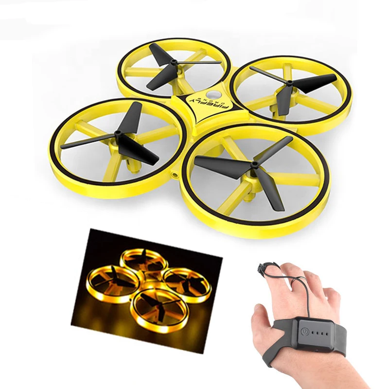 Квадрокоптер Дрон для детей Р/У Smart Drone управление жестами|Квадрокоптер с