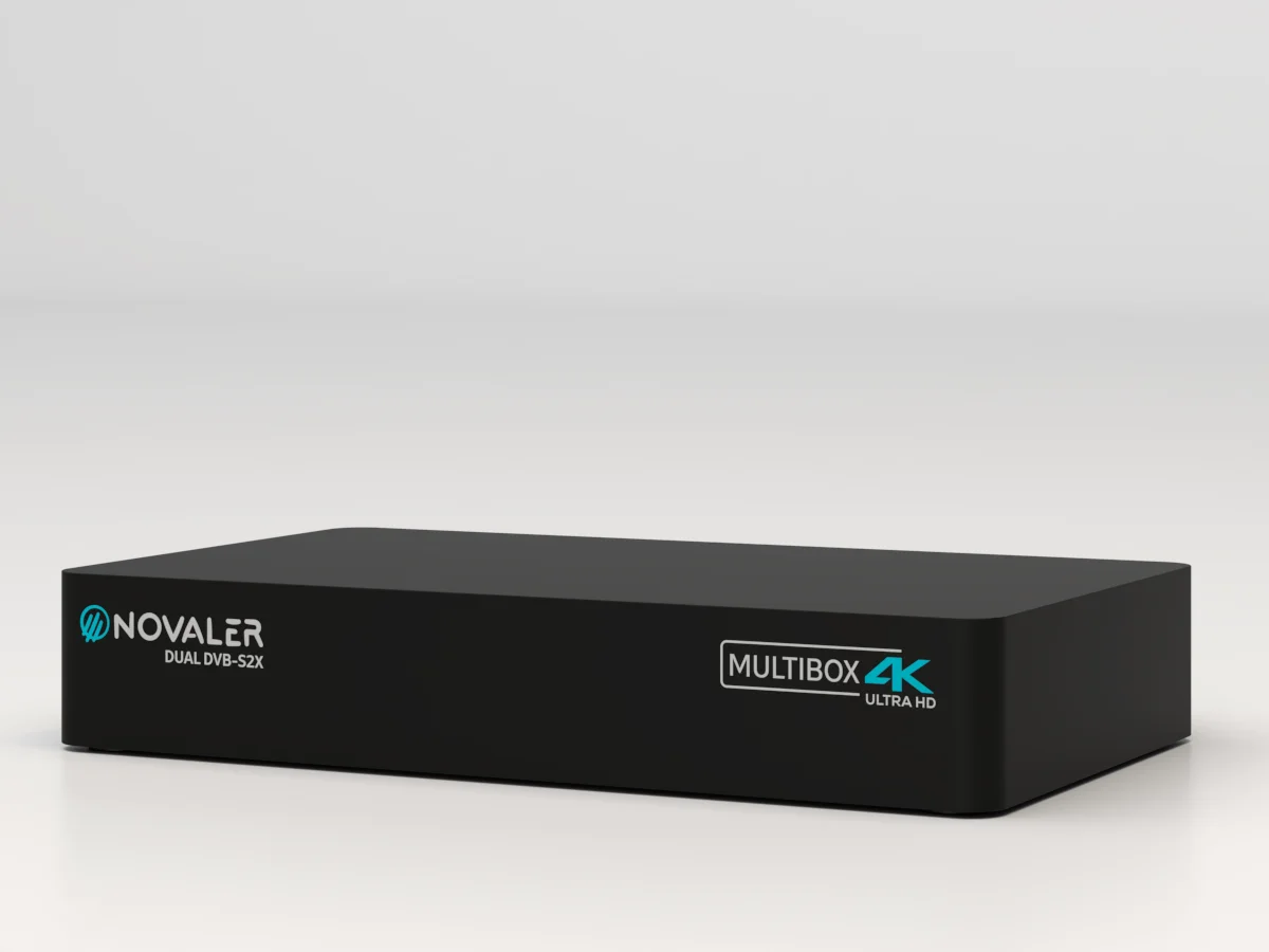 Billig NOVALER RECEIVER 4K UHD MULTIBOX LINUX Enigma 2 DVB-S2X AND ANDROID 7