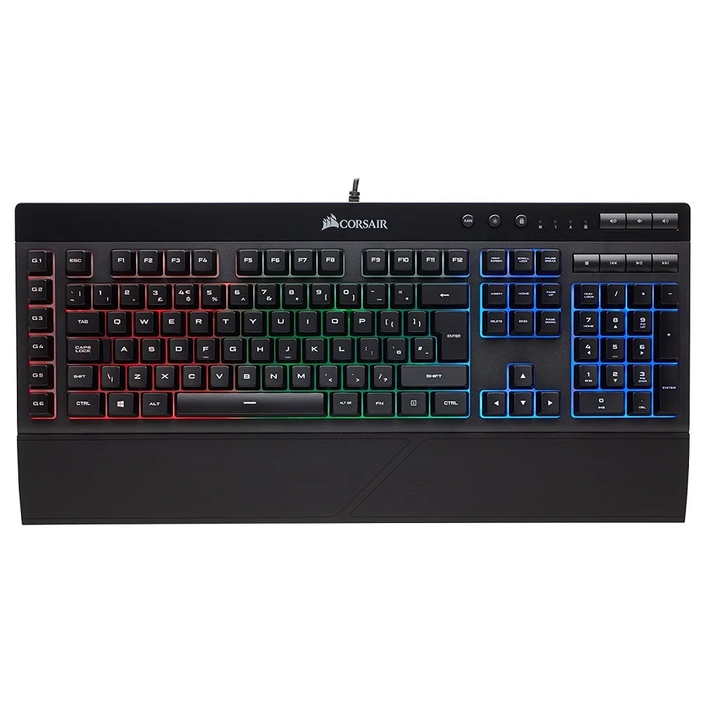 Клавиатура CORSAIR K55 RGB с подсветкой игровая Мембрана для компьютера|Клавиатуры| |