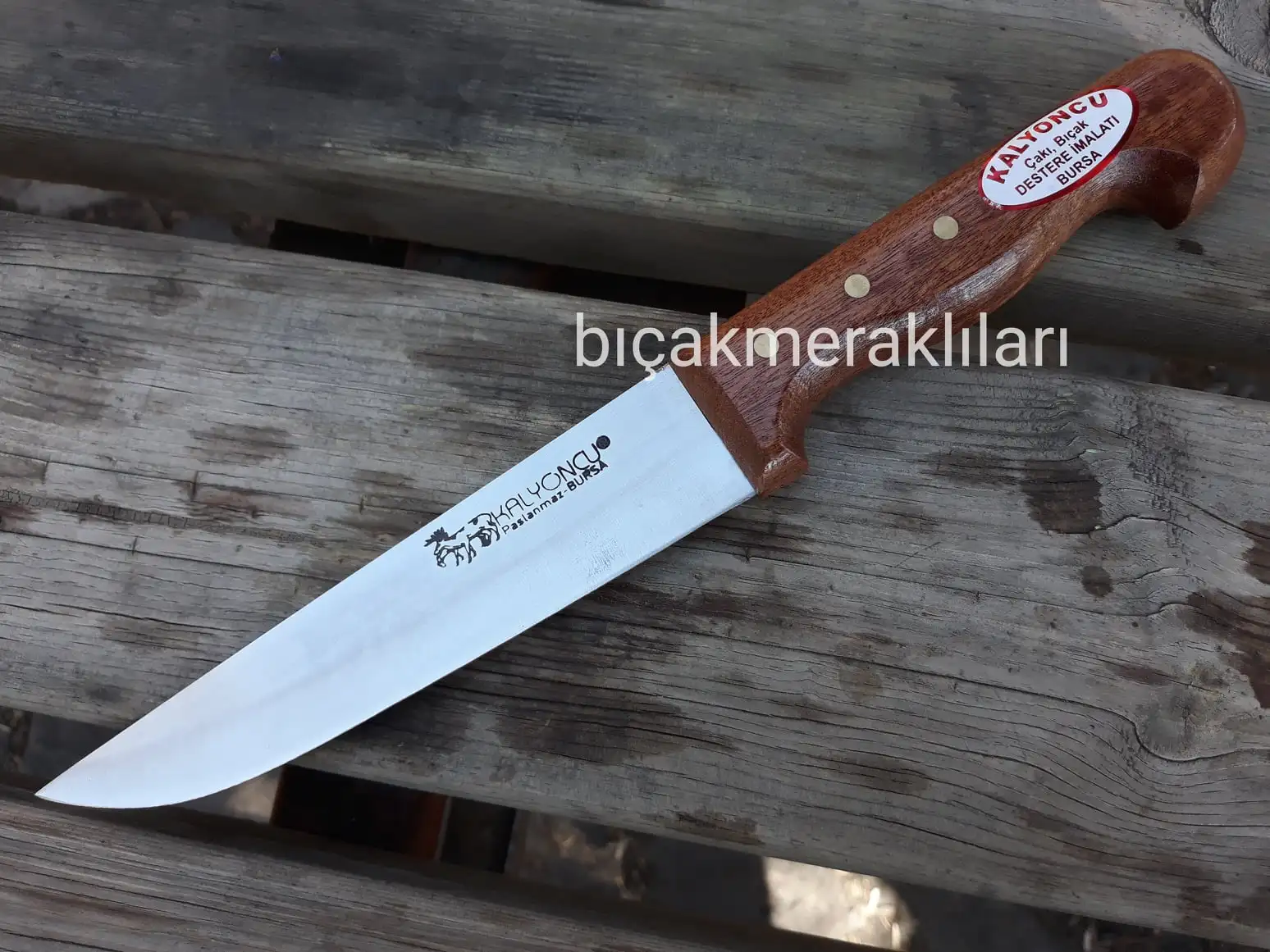 

Kalyoncu Brand Butcher or Kitchen Knife-NO:2-29cm Total Length
