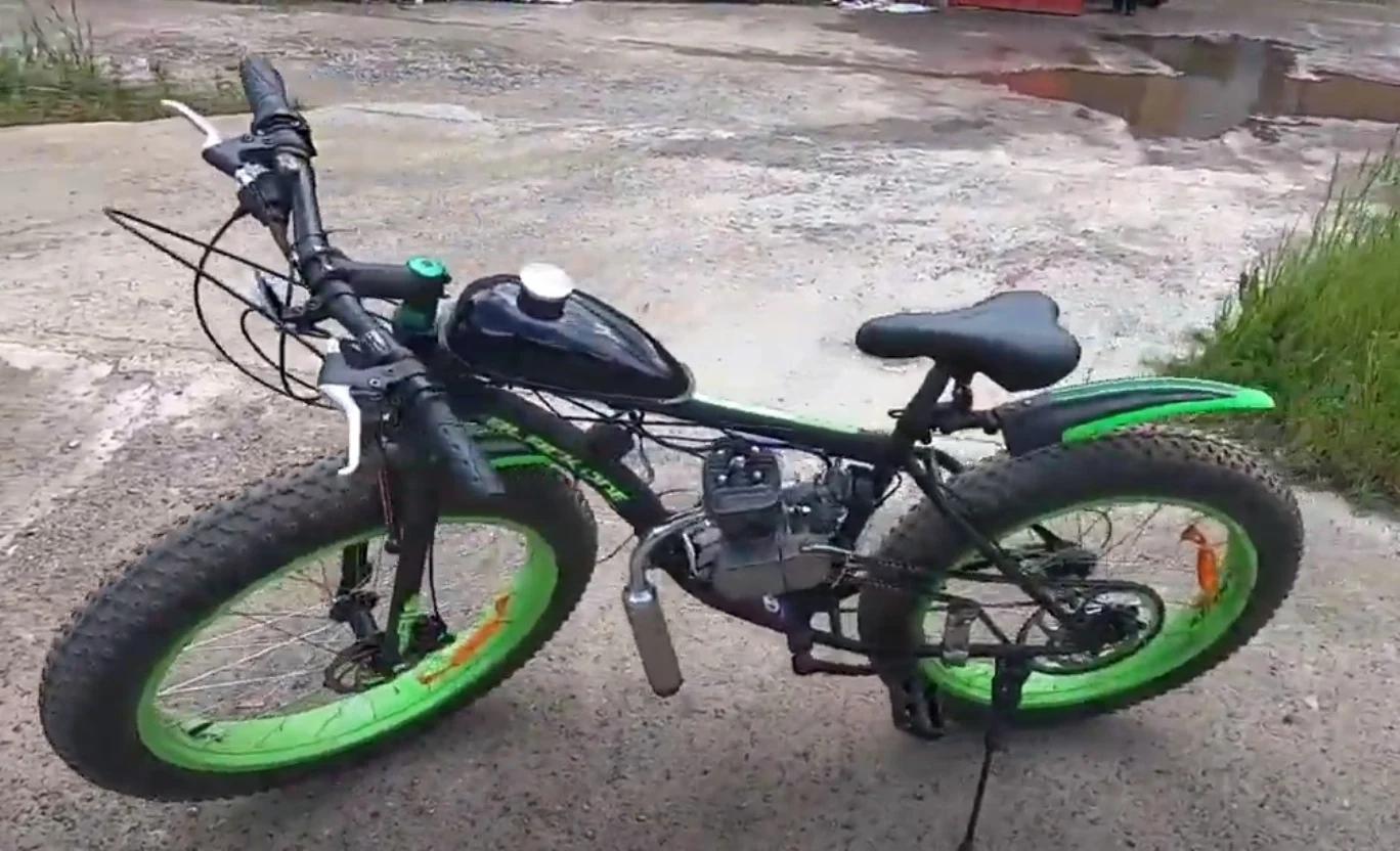 Мотовелосипед 26 BLACK MONSTER фэтбайк Motorcycle fatbike |