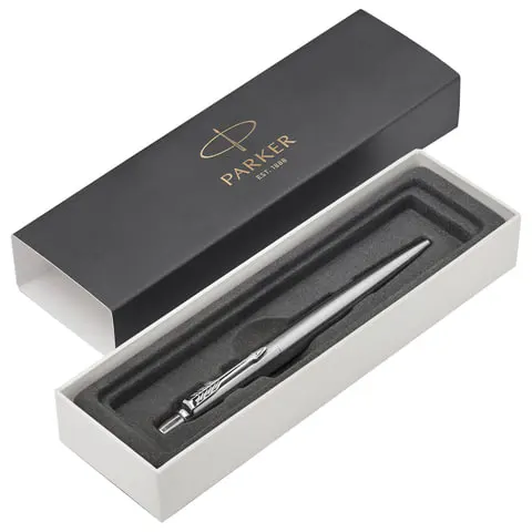 Ручка шариковая подарочная Parker &quotJotter Core Stainless Steel CT&quot серебристый хромированные