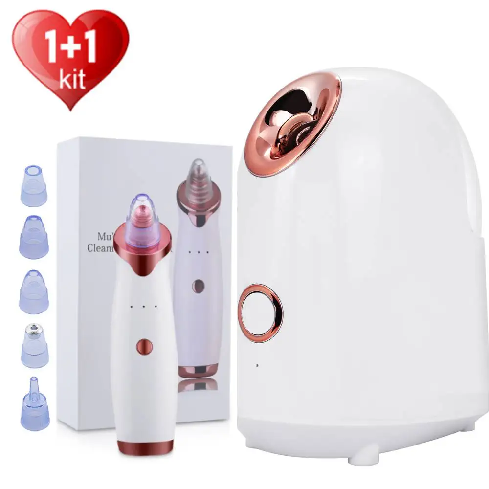 Нано-отпариватель для лица + очиститель пор средство удаления черных точек