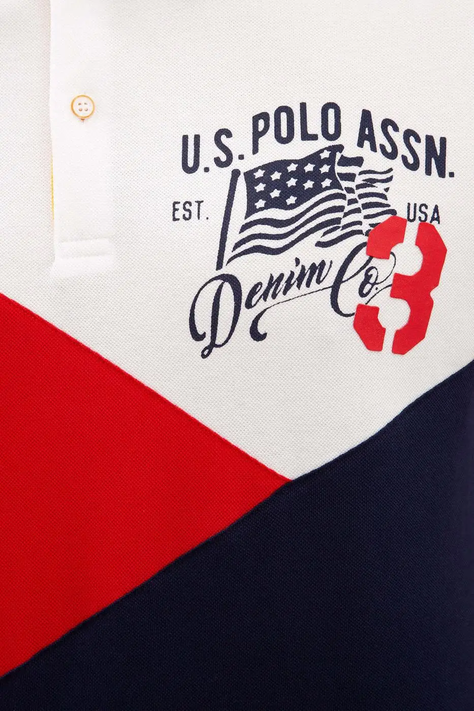 Новый сезон 2021 мужские футболки-поло U.S. Polo Сделано в Турции 50218888-VR033 | Мужская