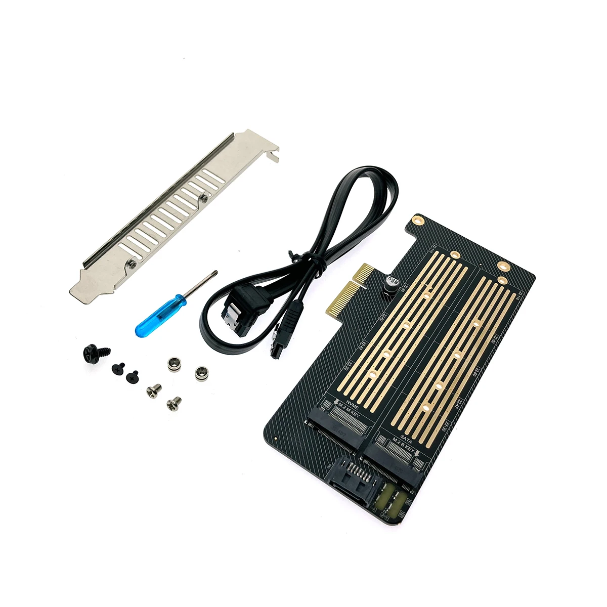 Контроллер PCI-Ex4 M.2 1port B key +1port M PCIe2M2 Espada