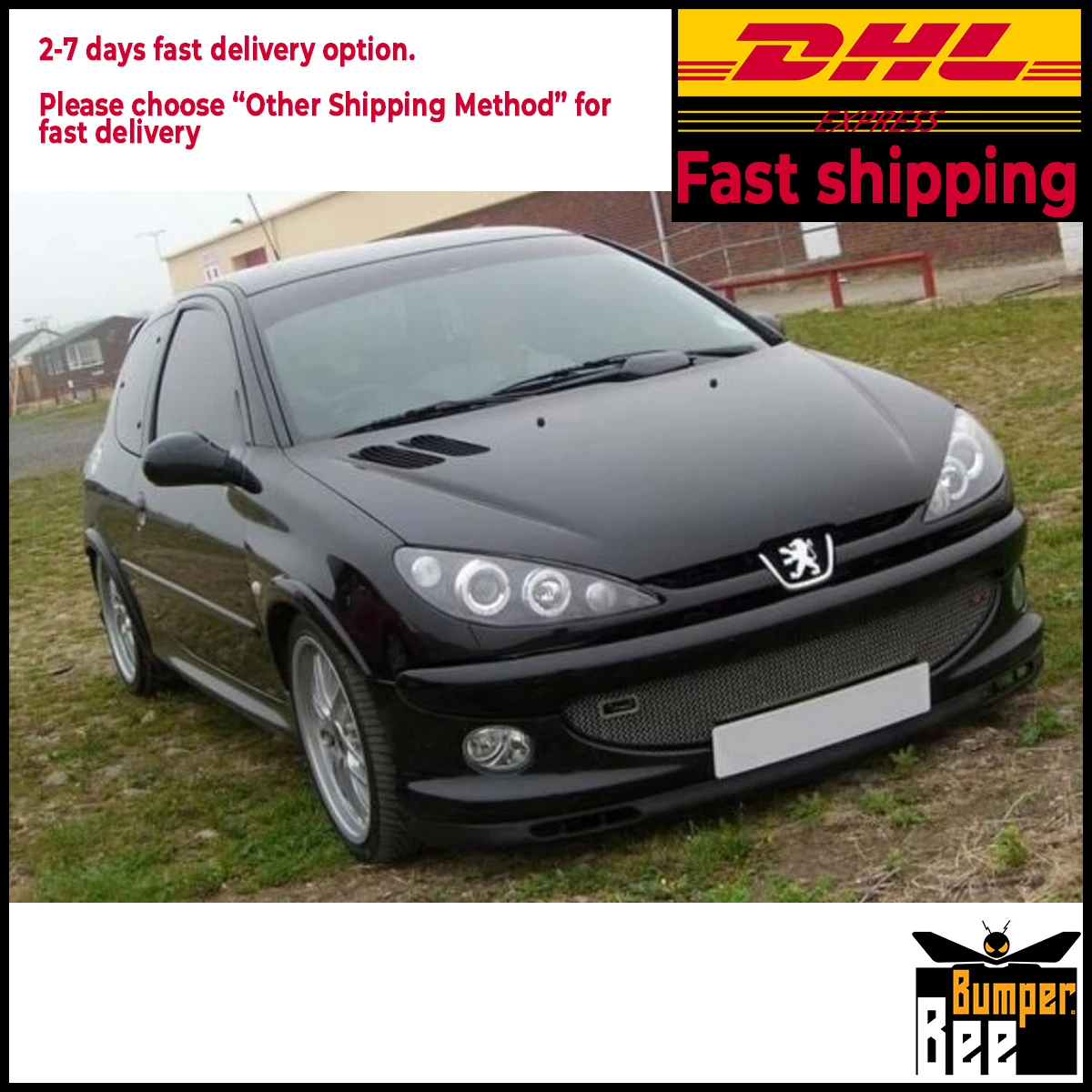 2 шт. универсальный передний спойлер для Peugeot 206 | Автомобили и мотоциклы