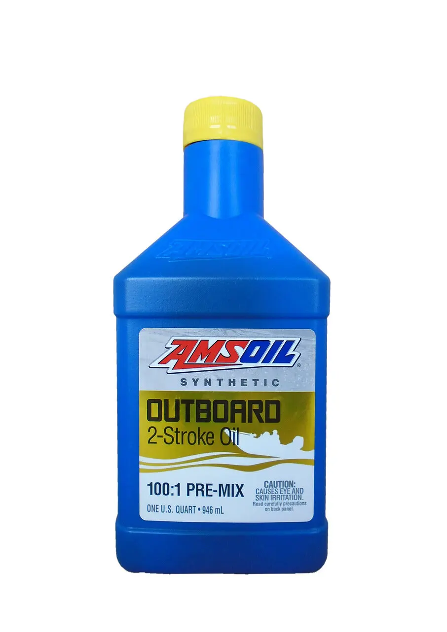 Моторное масло для 2-Такт лод.мот. AMSOIL Outboard Synthetic 100:1 Pre-Mix 2-Stroke Oil (0 946л) | Автомобили и