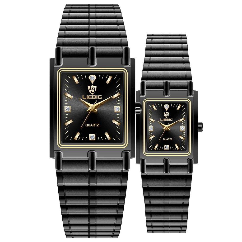 Коллекция 2021 года японские роскошные золотые часы для пар модные кварцевые