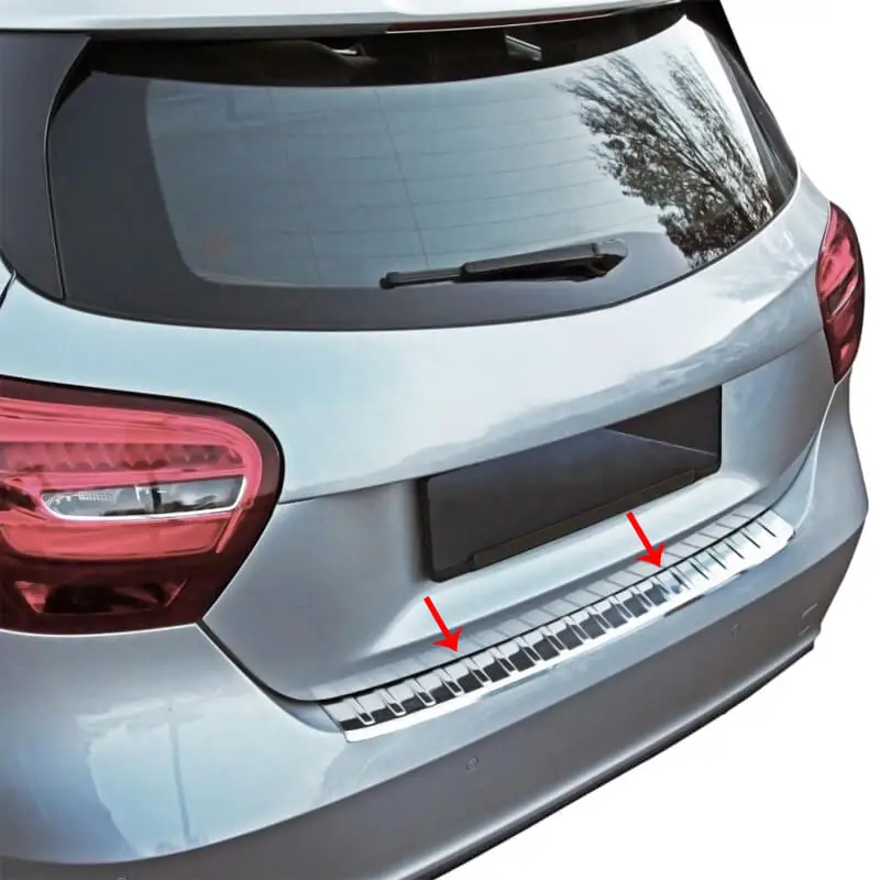 

Rear Bumper Sill Cover S. Steel Rear Bumper Protector Rear Bumper Guard for Mercedes A-Classe W176 HB 2012 2013 2014 2015 2018