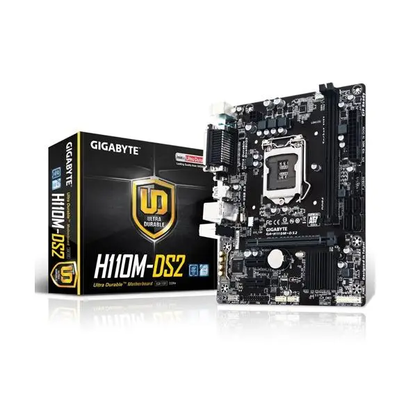 Материнская плата Gigabyte H110M DS2 LGA1151 mATX| |