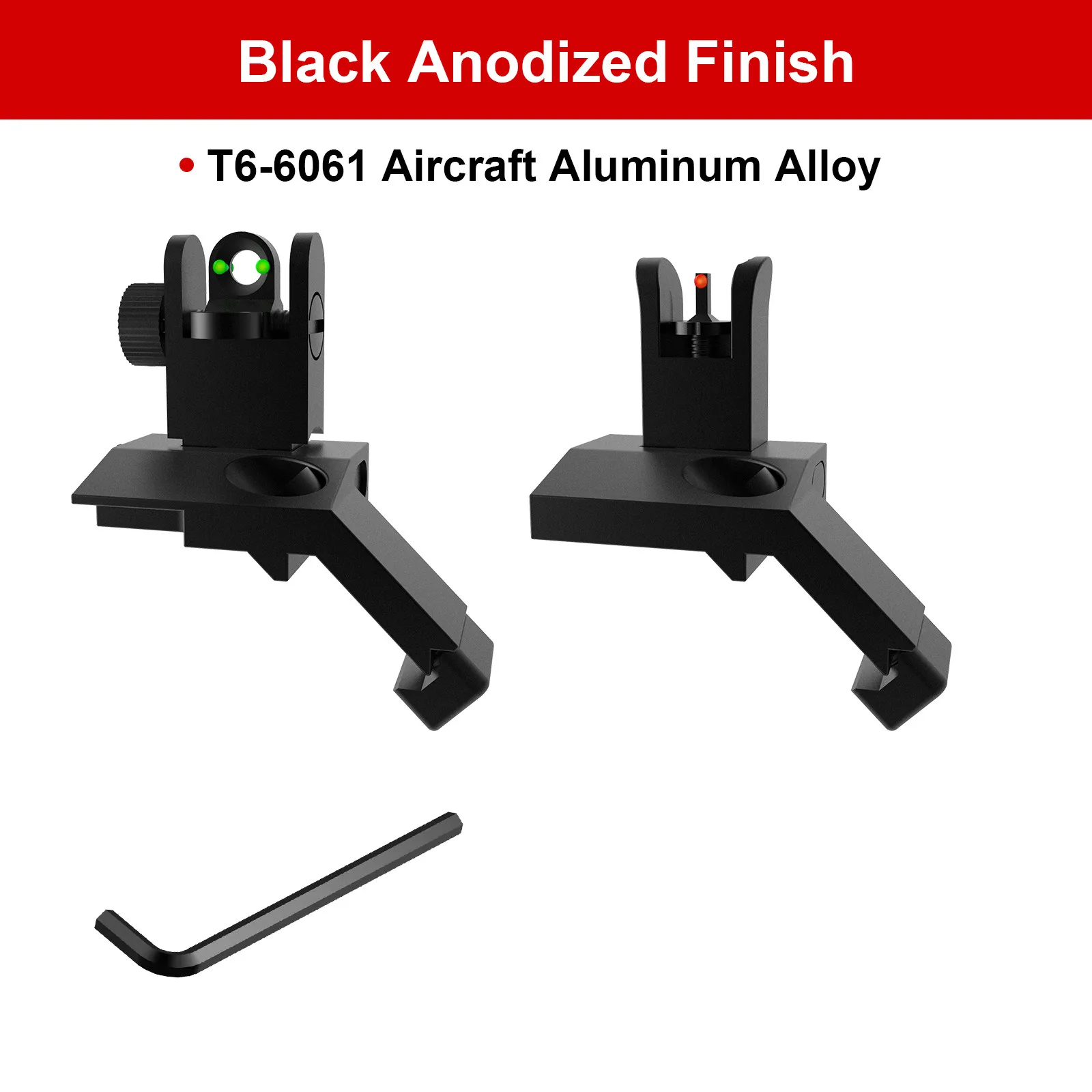 Оптический прицел Bugleman железная Передняя красно-зеленая оптическая