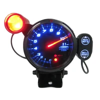 universal 3 5 speed tachometer gauge kit blue led 11000 rpm with adjustable shift lightstepping motor car accessories