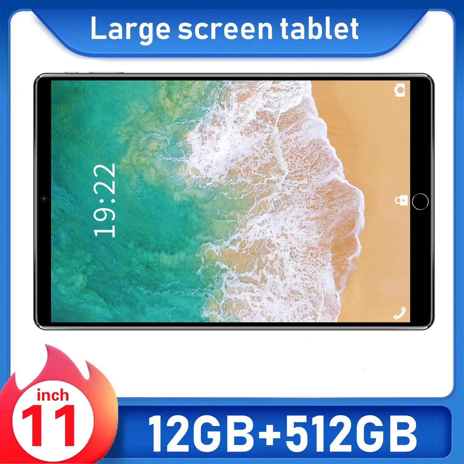 

11inch Speaker Phone Tablet Pad Pro Google Play 12GB RAM 128GB ROM Tablets Android 10.0 Dual Call WIFI Bluetooth