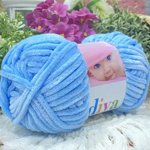 Baby Velvet Yarn Bernat - Одеяло Джемпер Перчатки Кардиган Пинетки 25 цветов Средней толщины