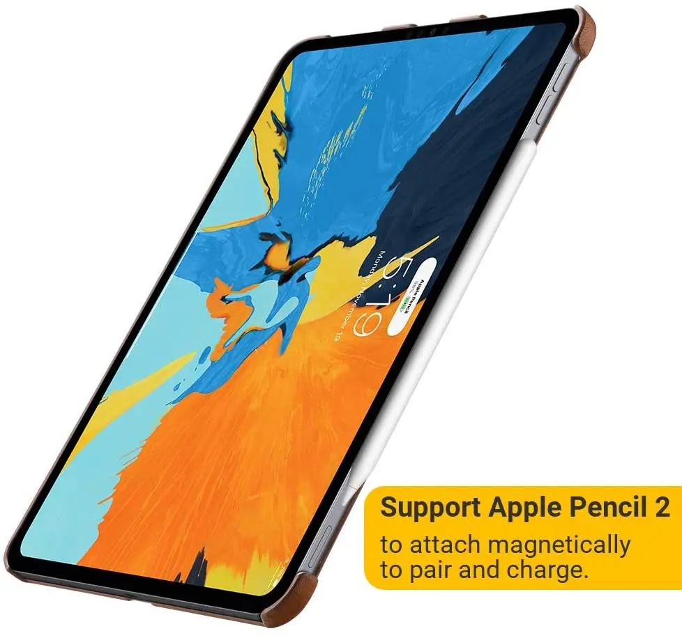Чехол EasyAcc для iPad Pro 11 Pro12.9 2018 с держателем карандашей ультратонкая задняя крышка