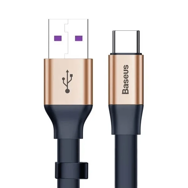 Кабель Baseus USB Type-C 23см 5A Nimble Portable Cable CATMBJ-BV3 | Кабели для мобильных телефонов