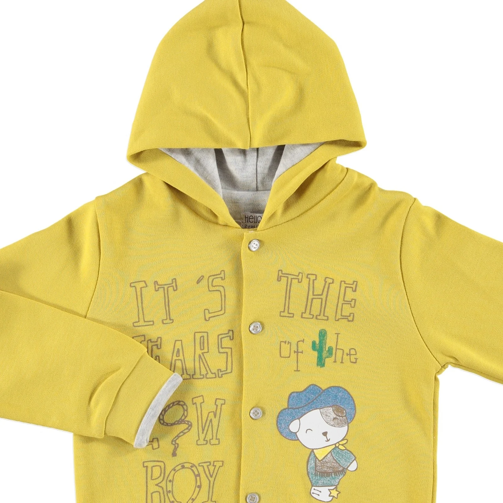 Ebebek HelloBaby безумный ковбойский Детский кардиган с капюшоном| |