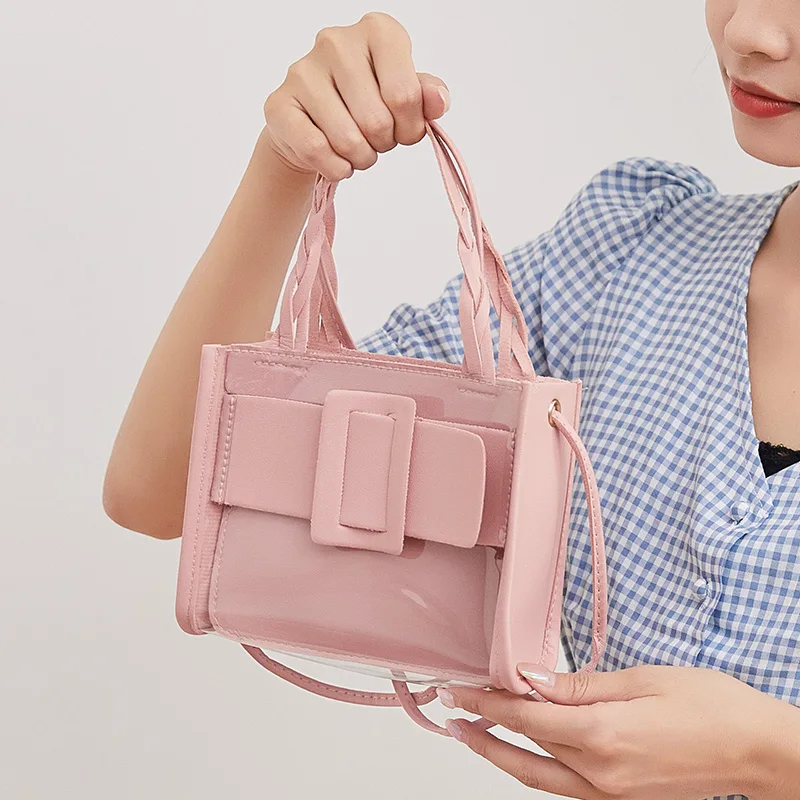 

2020 New Fashion Mini Small Square Bag Shoulder Messenger Bag Crocodile Pattern Ladies Portable Totes Handbag