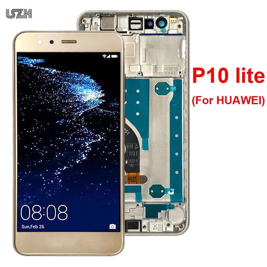 Заводская цена дисплей с сенсорным экраном и рамкой для Huawei LX2 Pantalla полная