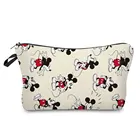 Женская дорожная косметичка с рисунком Микки и Минни