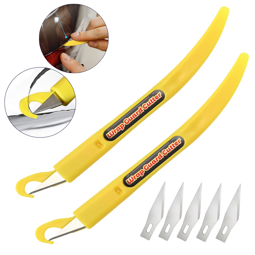 

EHDIS Car Vinyl Wrapping Knife Carbon Fiber Film Guard Cutting Tool Auto Sticker Detailing Styling Cutter Window Tinting Slitter