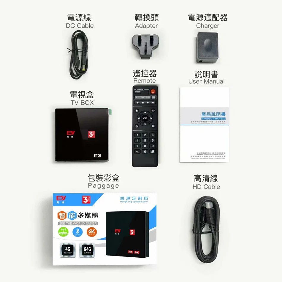 

EVBOX 3MAX+ smart tv box hot in Japan Korea USA Canada NZ AUS SG top engineer team stable and smooth streaming box EVPAD 3MAX+