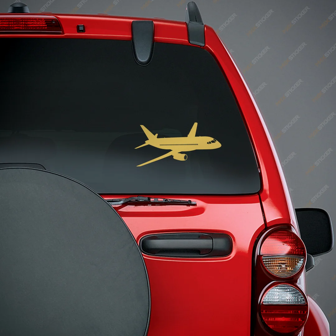 Стикер на авто - Sukhoi Superjet 100 виниловая наклейка |