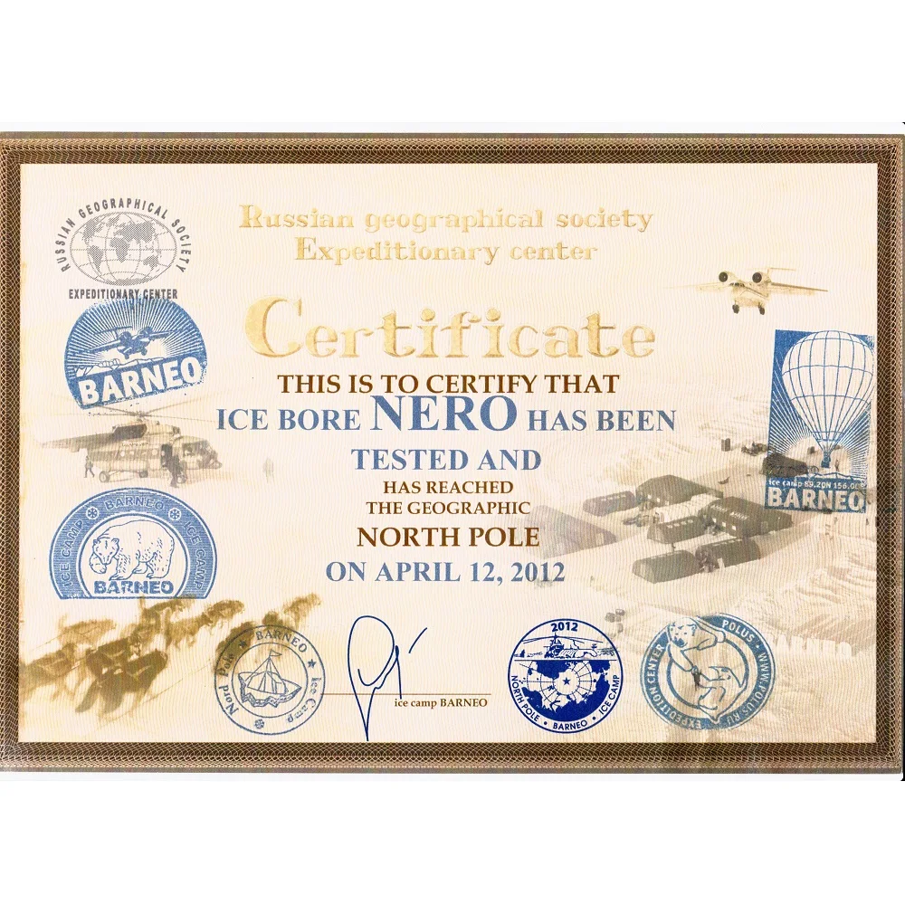 Ледобур NERO классический правое вращение | Спорт и развлечения