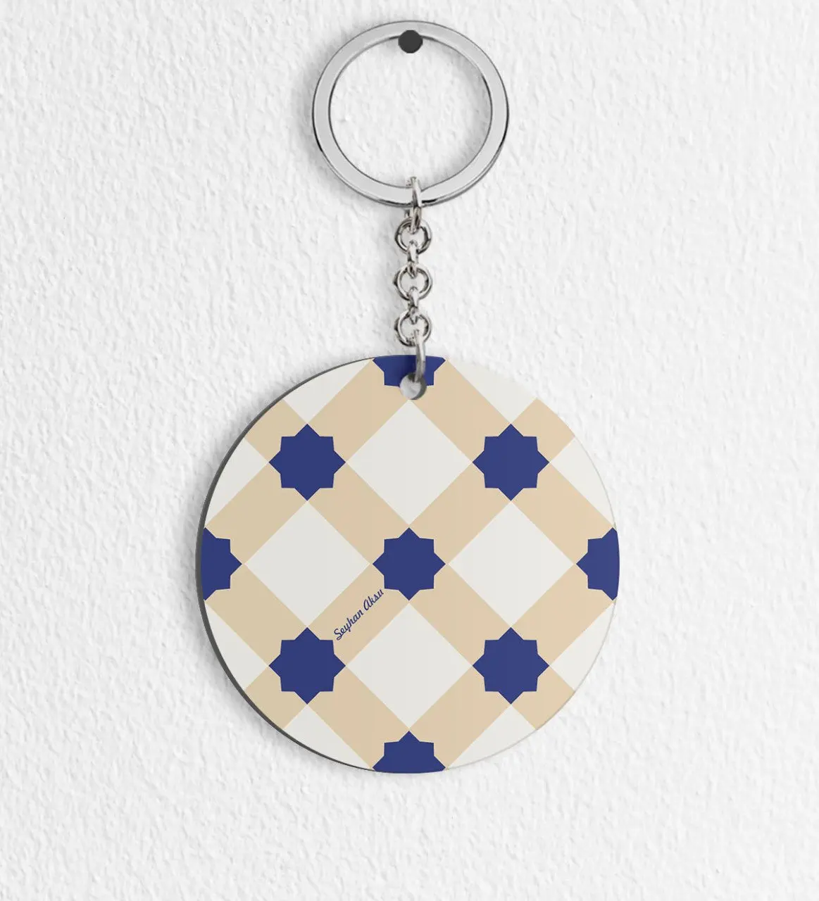 

Индивидуальный дизайн плитки деревянная Keychain-15