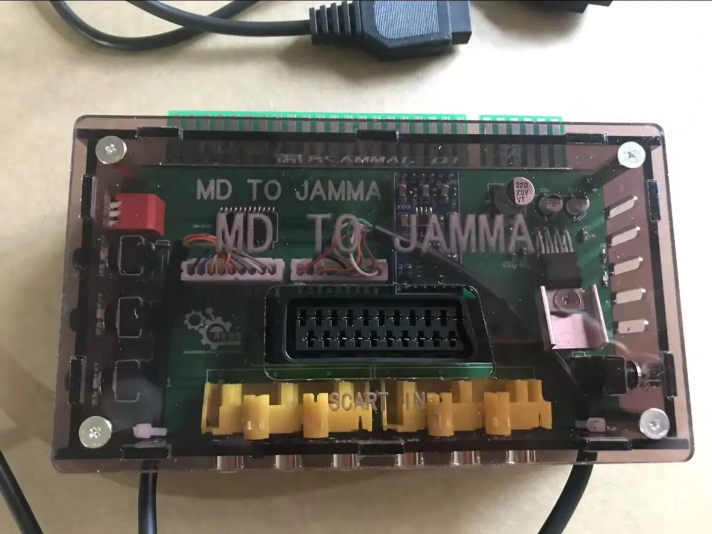 Sega MD to JAMMA Adaptors Arcade Game Accessory Mega Drive Genesis DIY Parts Jamma Converter