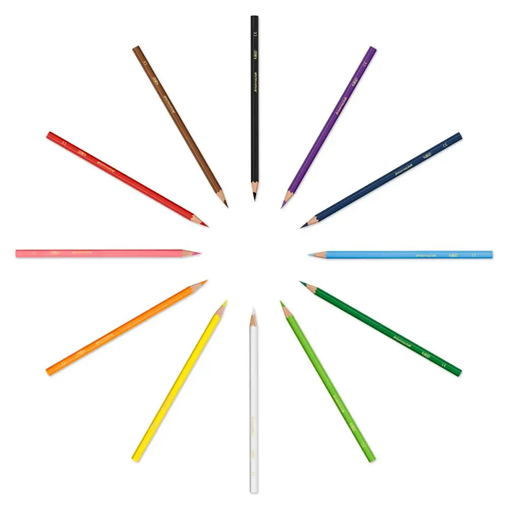 Карандаши цветные BIC Kids Aquacouleur Коробка x24 (набор из 24 цветов)|Цветные Карандаши| |