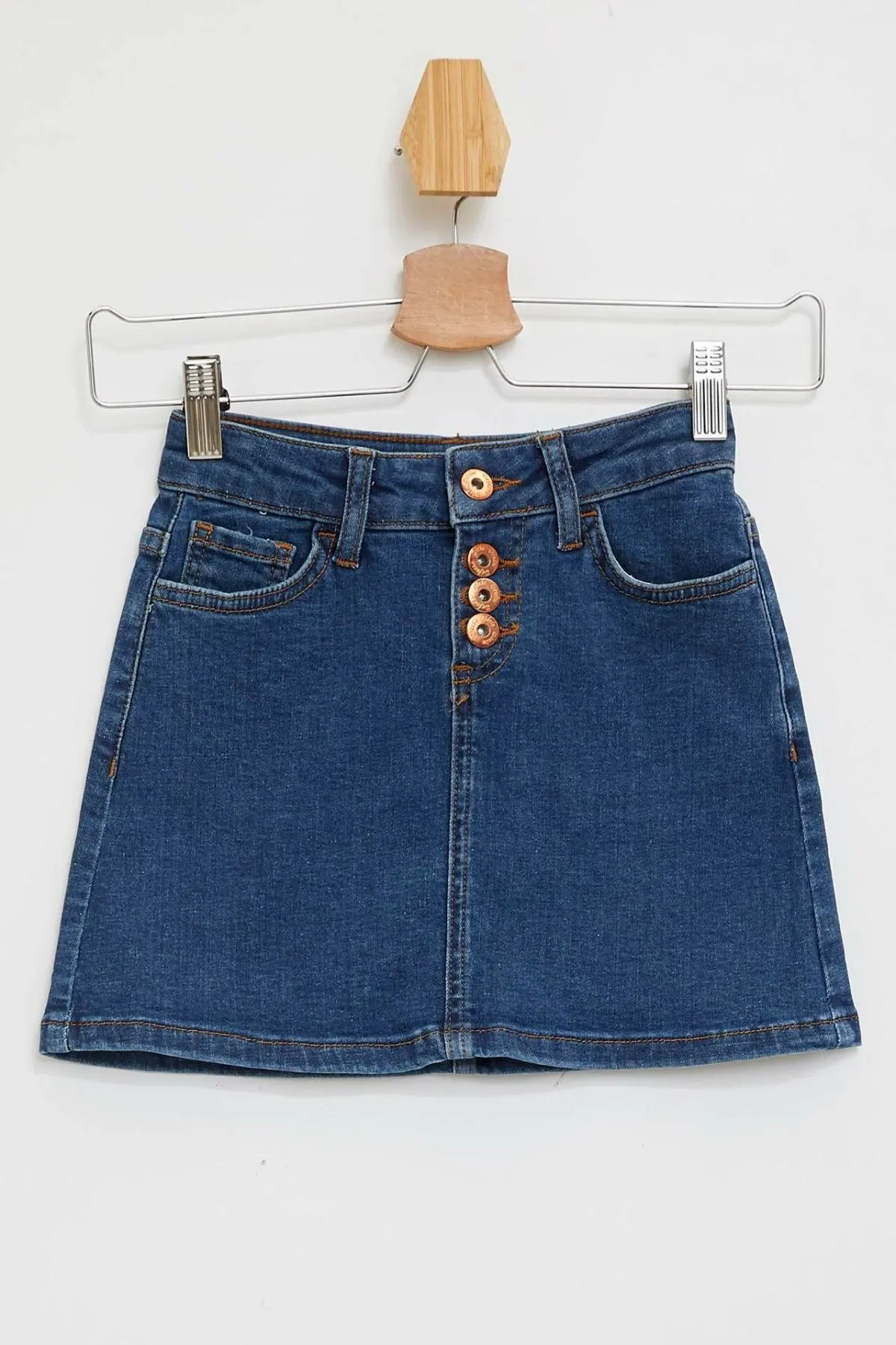 DeFacto летняя модная юбка для девочек детская повседневная джинсовая