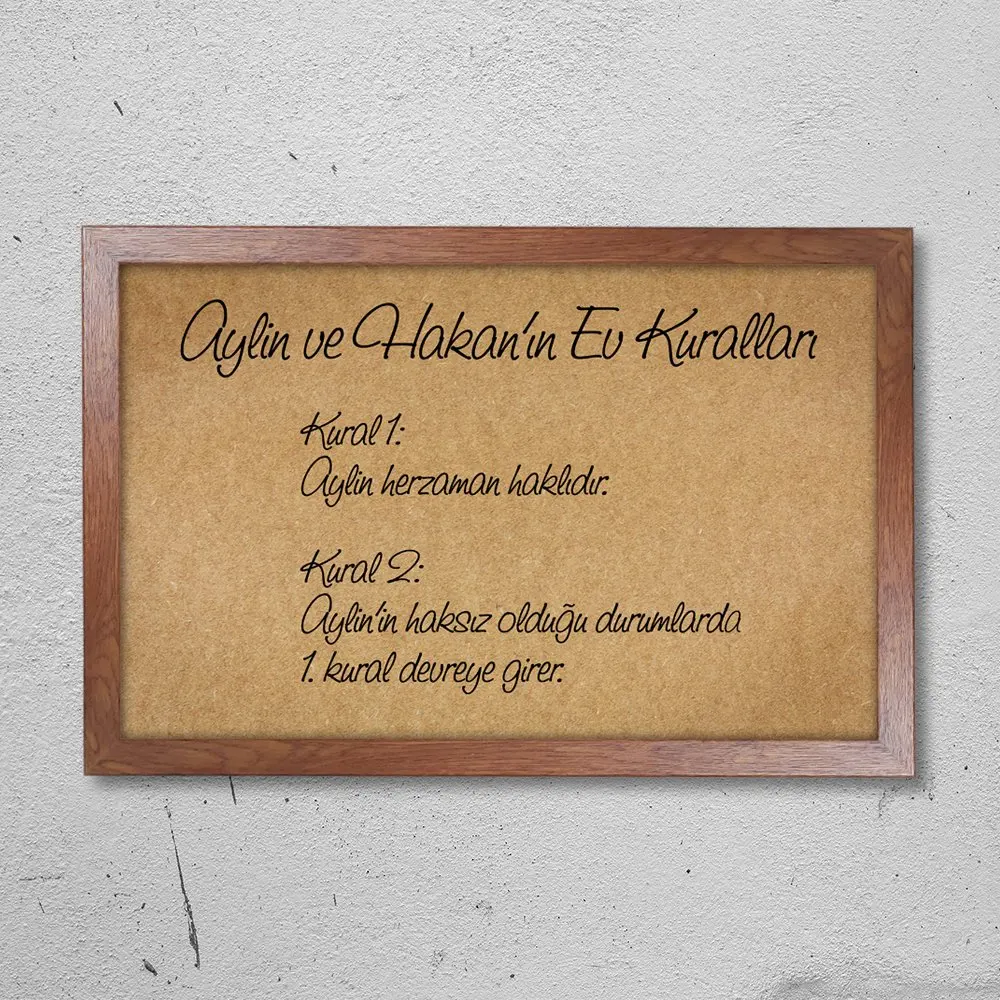 

Персонализированная доска для письма 30x45