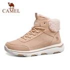 Женская обувь CAMEL, новинка 2021, зимние модные высокие женские сапоги из хлопка, теплая Нескользящая износостойкая обувь для треккинга