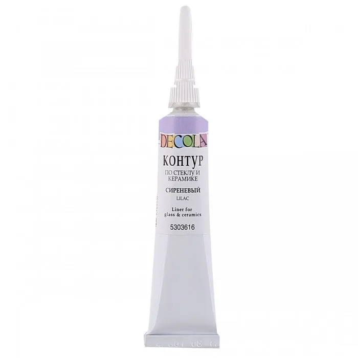 Контур по стеклу и керамике Decola сиреневый 18 мл| |